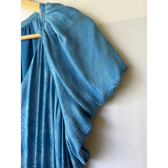 Current Air Blue Tiered Midi Dress- Size Medium - Picture 3 of 6